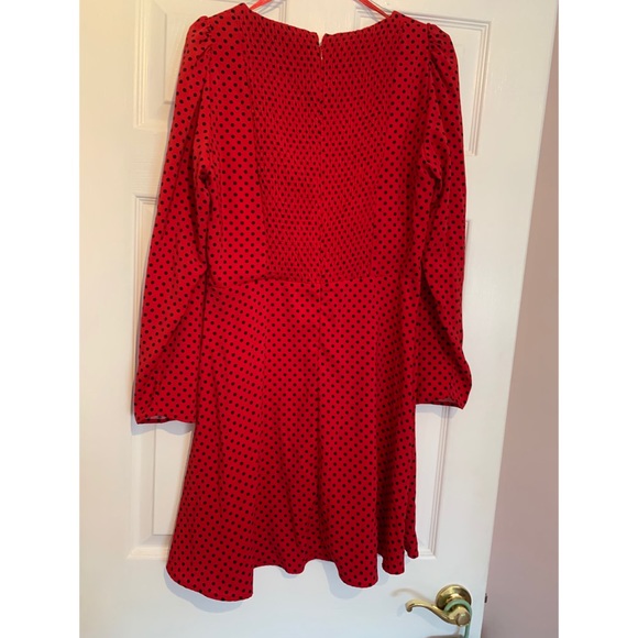 Zara Red Polka Dot Dress - Picture 2 of 2